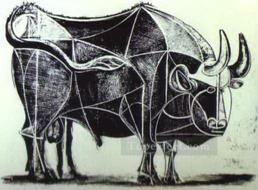 The Bull State IV 1945 cubist Pablo Picasso Oil Paintings